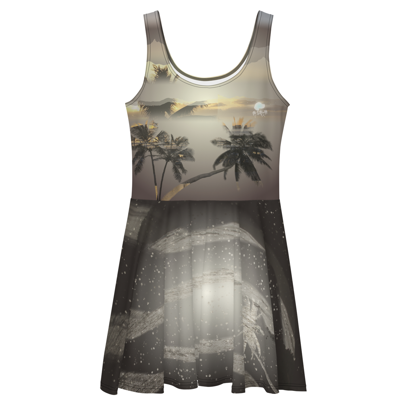 Hawaiian Golden Sunset Dress