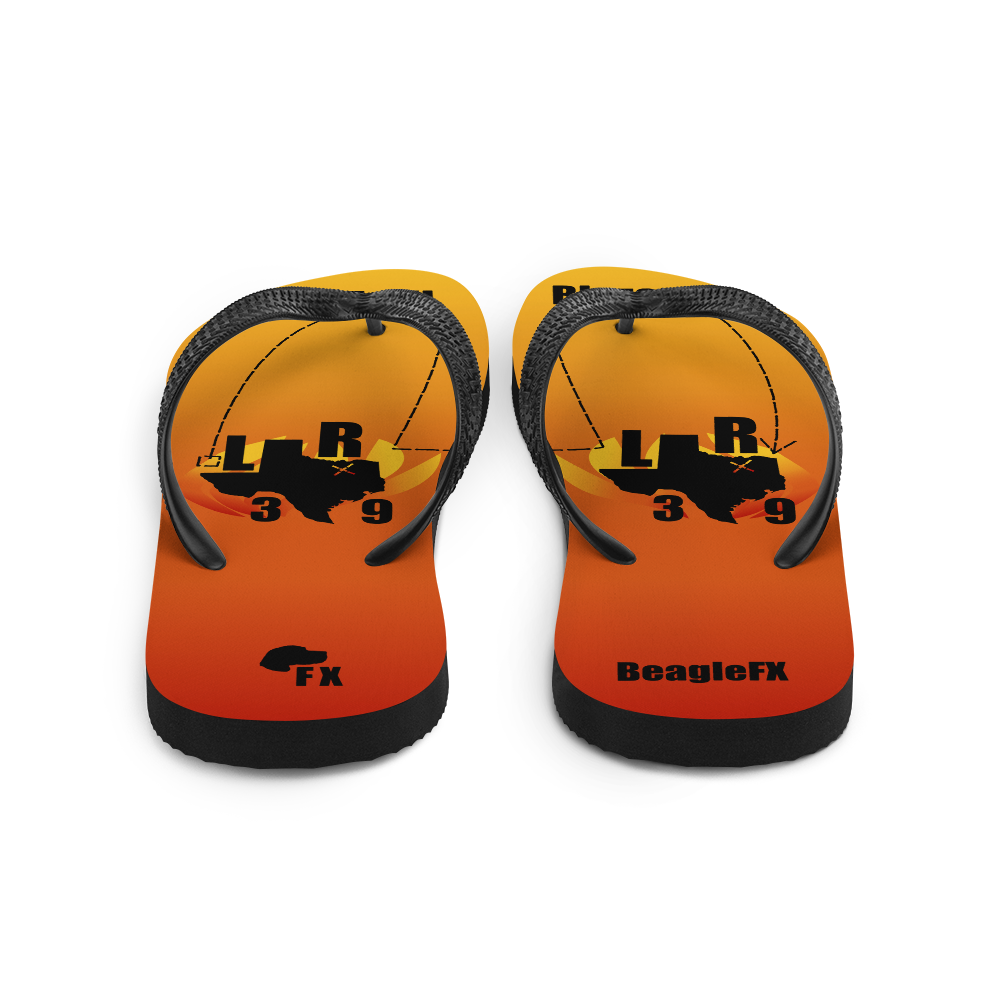 Custom flip flops for Leadership Richardson Class LR 39