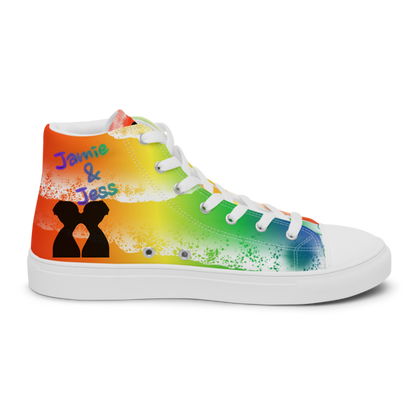 Custom Street Art Rainbow Women’s High Tops