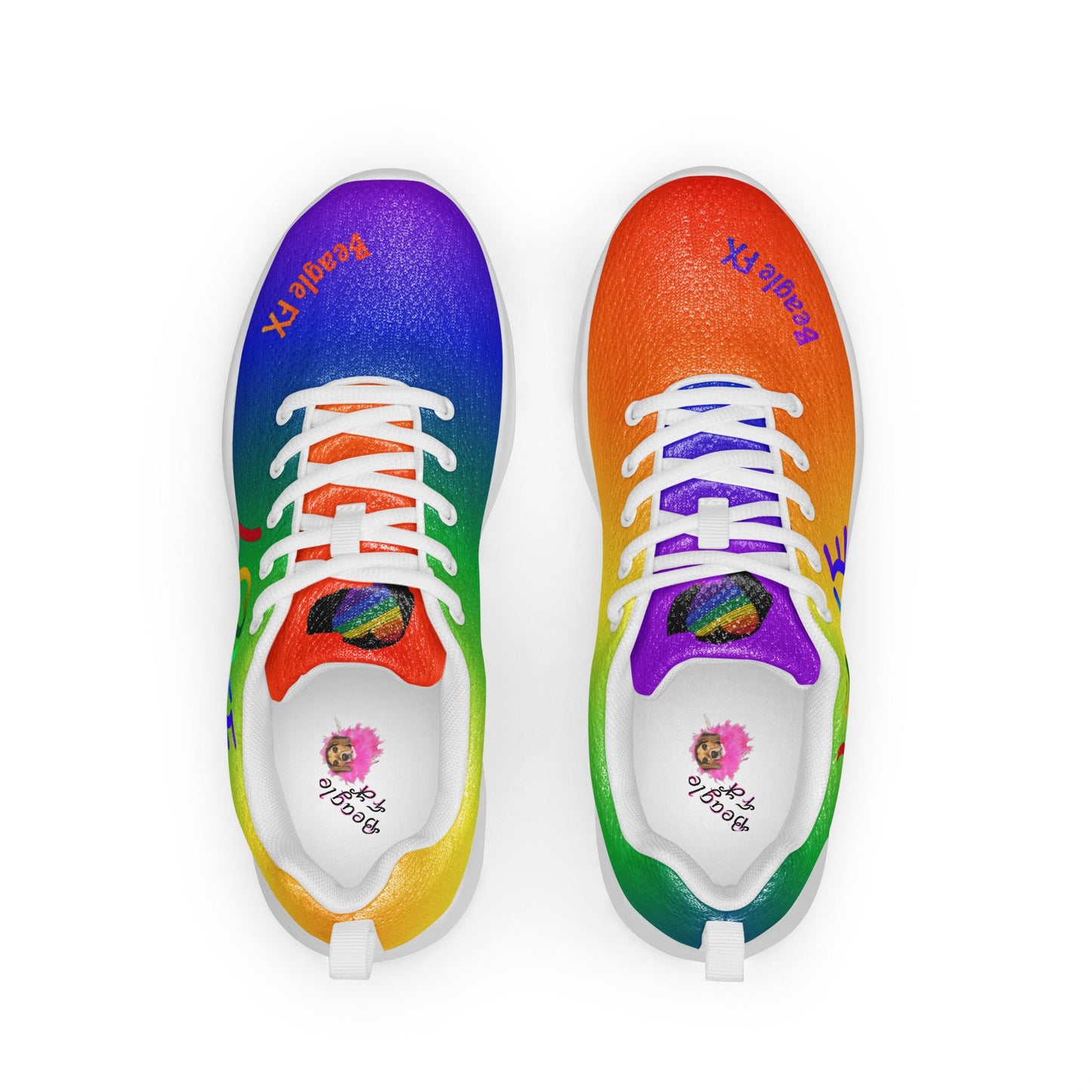 Custom BFX Rainbow Men’s Athletic Shoes