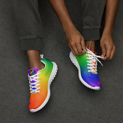 Custom BFX Rainbow Men’s Athletic Shoes